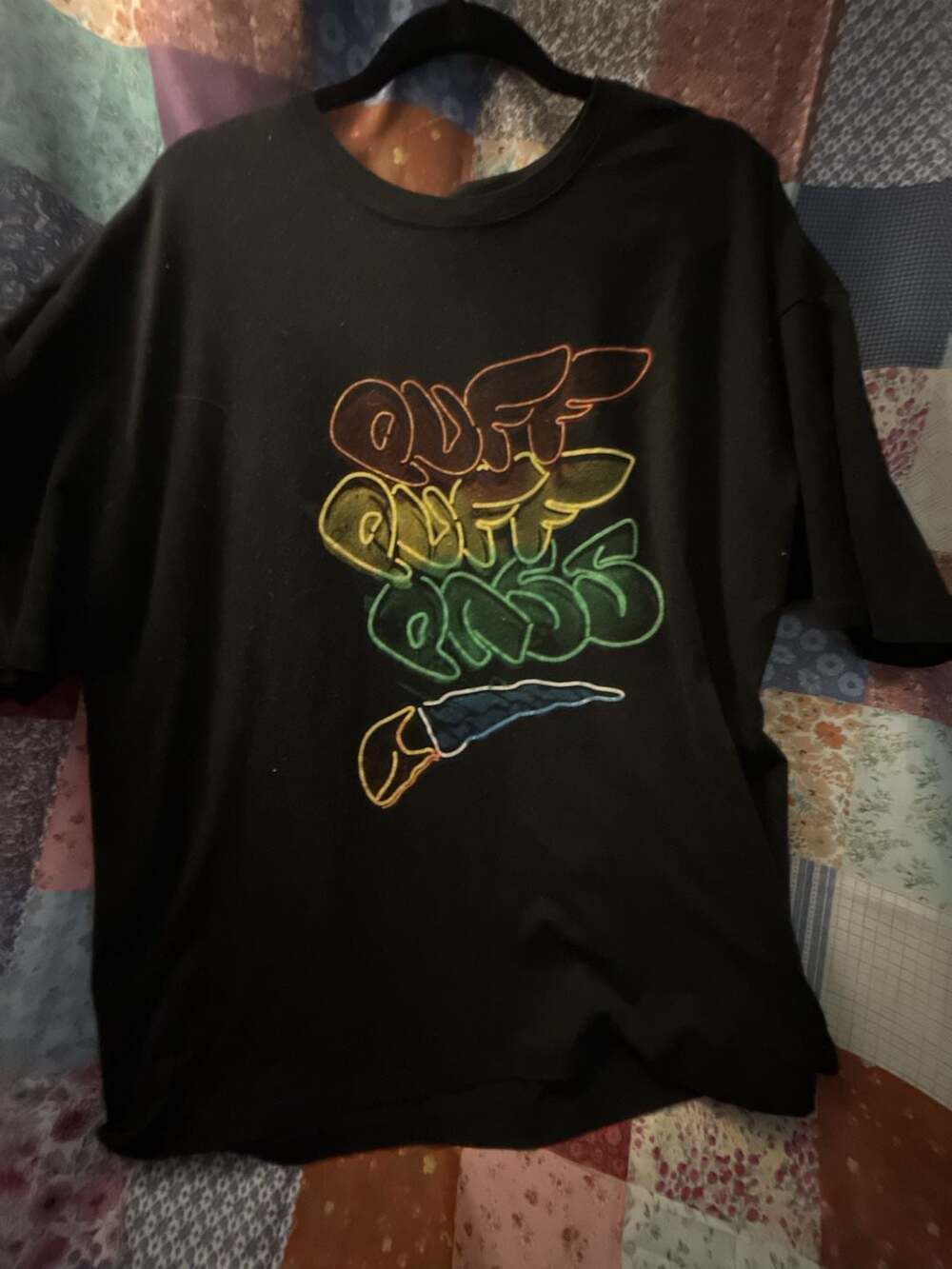 SHEIN Puff Puff Pass Graphic T-Shirt